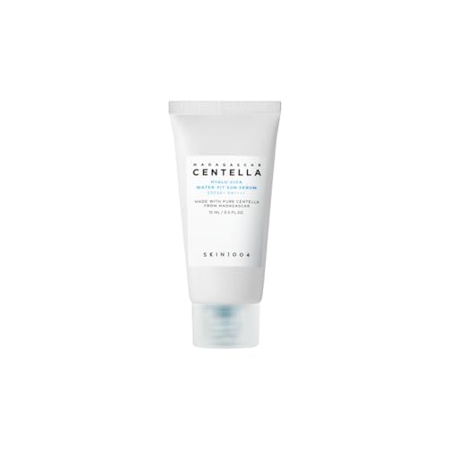 Image of SKIN1004 Hyalu-Cica Water-Fit Sun Serum SPF 50 PA++++| Lightweight Korean Sunscreen for All Skin Types with Hyaluronic Acid & Centella, 15ml