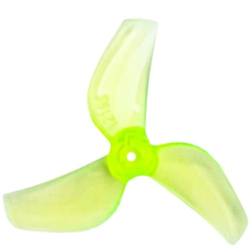 Hélice légère à 3 pales 1219S Clear Green 1mm pour drone FPV 0702