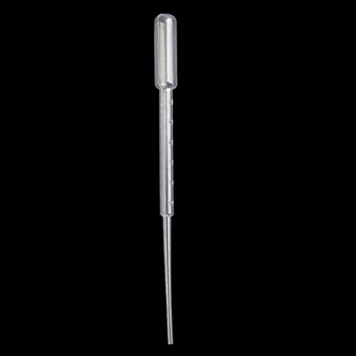 the firstlab The First Lab 3Ml Transfer Graduated Pipettes Graduated 0.5Ml Plastic Dropper, Ink Filler, Transfer Tube (Pack Of 50) Made In India Lab Use, White