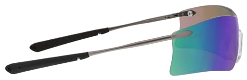 Image of Crews T411G Rubicon Safety Glasses Emerald Mirror, 1 Pair