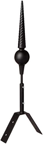 Dalvento 101BMX Venetian Mini Finial, Matte Black