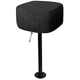 Outdoor-Grillabdeckung, wasserdichte PVC-Beschichtung, Oxford-Stoff, Grillabdeckung mit verstellbarem Kordelzug für Grills im Park-Stil (420D 62 x 60 x 50 cm)