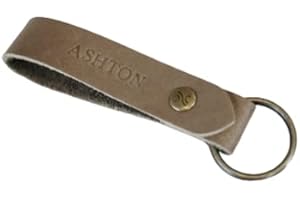 Personalized Double-Sided Leather Keychain: A Thoughtful Gift from the Northwind