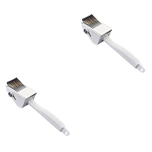SHOWERORO 2pezzi Cutter Multifunzionale Per Calamari e Frattaglie Strumento Da Cucina Inossidabile Design Ergonomico e Facile Da Usare Per Preparazioni Veloci e Uniformi