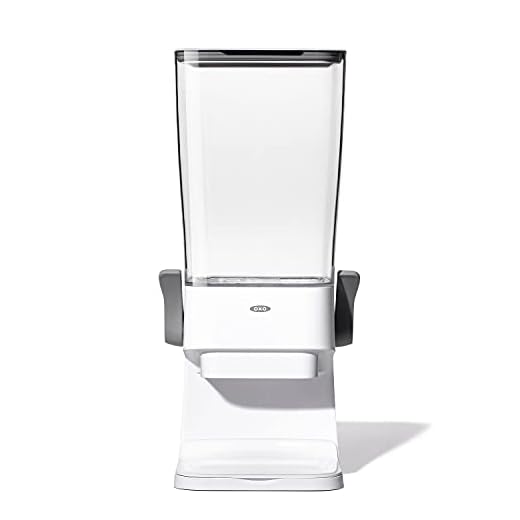 OXO Good Grips Countertop Cereal Dispenser, Clear/White