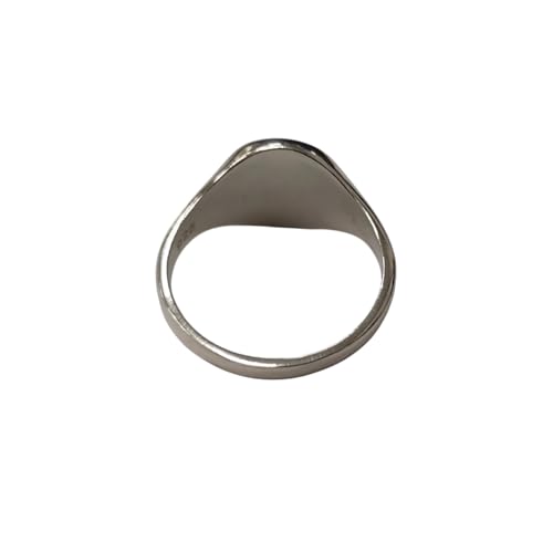 Bague Croix de Malte argent 925 massif chevalière style sceau fait main pour homme