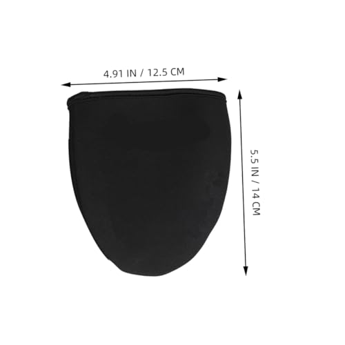 Cubiertas térmicas antiviento para zapatillas de ciclismo POPETPOP, 2 unidades, negras, esenciales para una conducción segura miniatura 7