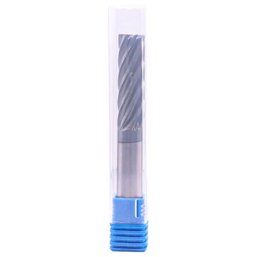 Image of High Performance Solid Carbide End Mill - AlTiN Coated, Variable Helix, 7 Flute, Variable Geometry, 1 /2 inch Cutting Diameter, 1 /2 inch Shank Diameter, 1-3 /4 inch Length of Cut, 4 inch Overall Length, Square End