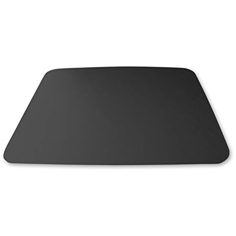 KAISER PLASTIC® Grill Mat | Underlay | 90 x 120 cm | Black | Made in Germany | For Patio, Garden, Balcony, Made of PC Cover
