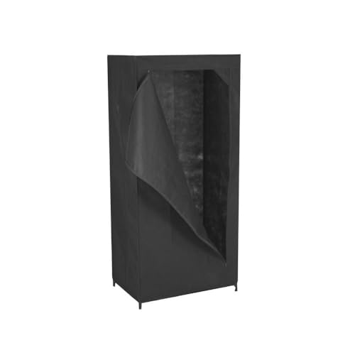 OSE Armoire de Rangement Dressing 1 Porte - Noir - 150 cm