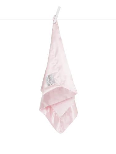 Couverture Little Giraffe Chenille Satin Blanky Rose cadeau de naissance