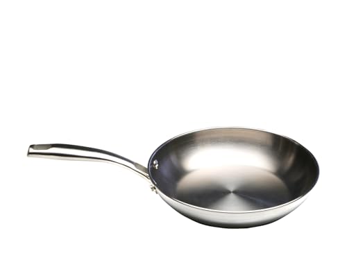 WECOOK! PRO Sartén de Acero Inoxidable 18/10 20 cm – Apta para Inducción, Base...