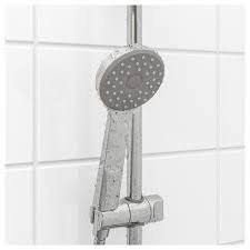 New Chrome Plated Shower Bar Riser rail with hand Shower Outlet Quality (rail, shower head and hose, brackets installation kit) nothing else is included miniatura 4