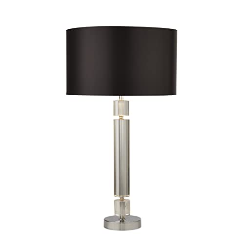 Lampe a poser, 1 lumiere, verre, chrome
