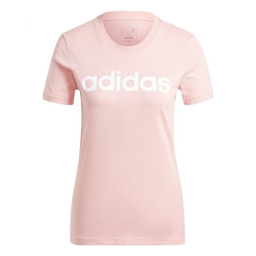 adidas Femme Essentials Slim Logo Tee, Semi Pink Spark, S