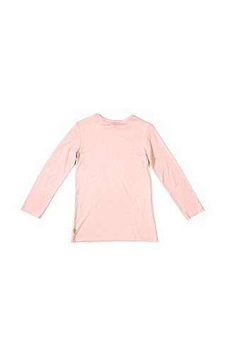 Image of Silver Jeans Co. Girls' Crew Neck Long Sleeve Knit Top with Lace Details