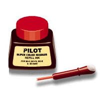 PILOT PEN 43700 PERM MARKER REFILL RED; 12 Total