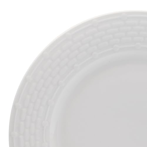 Image of Pfaltzgraff Sonya White 24 Piece Plate Bowl Dinnerware Set, Service for 8