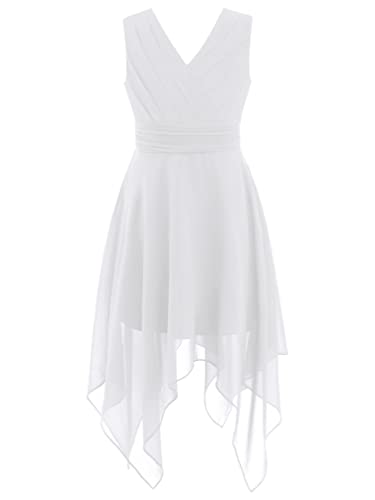TiaoBug Mädchen Festliches Kleid Kinder Chiffon...