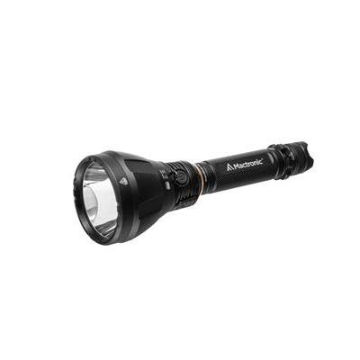 Mactronic Blitz LR11 - Faro de búsqueda LED (1100 lm, alcance de 1100 m, linterna táctica, batería y cargador de 230 V, peso con batería de 835 g, resistente a impactos de hasta 1 m, protección IP67)