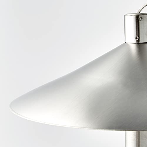 Habau 1771 Futterstation aus Edelstahl mit Kordel zum Aufhängen, Silber
