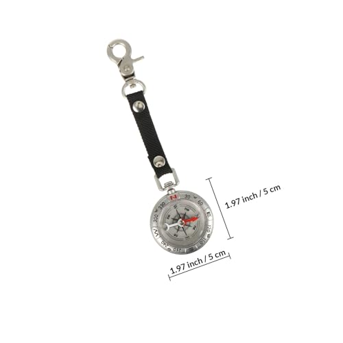 Brújula llavero con diseño vintage de aleación de zinc miniatura 2