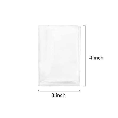 400 Clear Treat Cello Bags and Ties 3x4 for Lollipop Cake Pop Candy Buffet Chocolate Cookie Wedding Supply (3'' x 4'') - Thumbnail 2