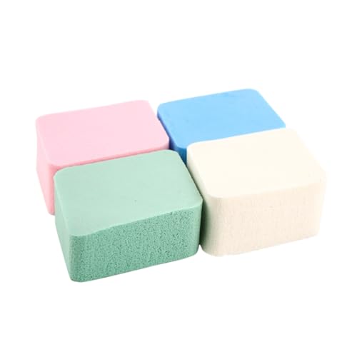 Ipetboom 4Pcs Diamond Powder Puff Soft Make Up Sponge for Blusher Foundation and Concealer Gentle Skin for Application