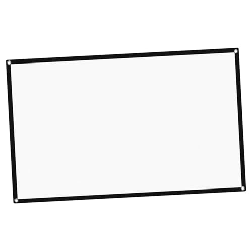 Pantalla para proyector Tofficu de 60 pulgadas 16:9 fabricada en poliéster blanco para el hogar