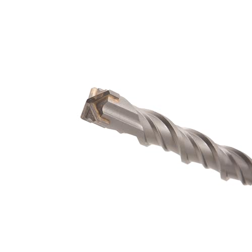 Image of TAPARIA 25mm Cross Point Tip SDS Plus Hammer Drill Bit for Concrete /Masonry Drilling (HDC 25260, 25x200x260 mm)-Home, DIY, Professional, Construction, Brick, Wall-Drilling
