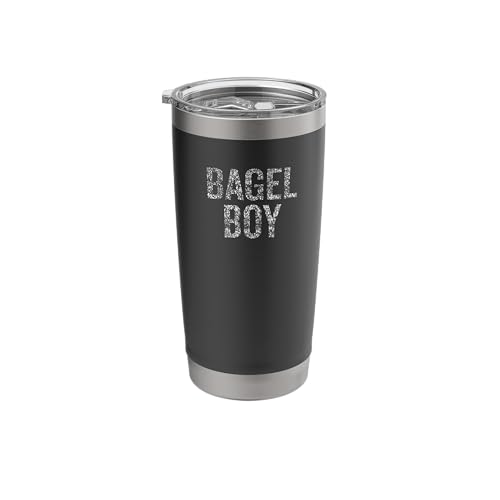 Bagel Boy Fun Food Quote for Bagel Fans Stainless Steel Insulated Tumbler