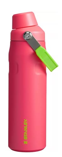 Stanley IceFlow Aerolight Fast Flow Water Bottle 24 oz | Angled Spout Lid | Lightweight and Leakproof for Travel and Sports | Insulated Stainless Steel | BPA-Free (Hibiscus)
