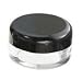 5 Gram Plastic Cosmetic Storage Containers with Clear Base and Black Lid (Quantity: 25pcs) (Comes with 1 Free Fuji Nail Decal)