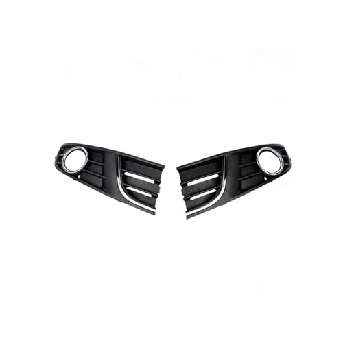 Pair Left+ Right Side Fog Light Lamp Grille Cover Compatible For VW Polo Vivo 2010 2011 2012 2013 2014 2015 6QS853665B 6QS853666B