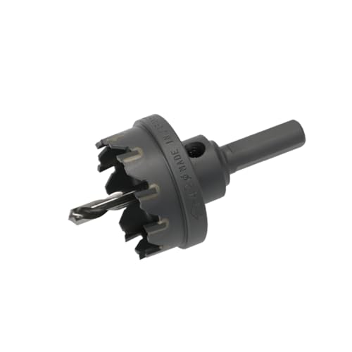 Fresa para agujeros Jefcom CKH-37 de carburo, diámetro de perforación de 37 mm, diámetro del vástago de 10 mm (3 chaflanes)