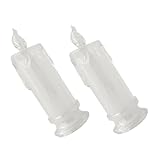 Lampe de nuit : lumière de bougie pour ajouter une atmosphère plus romantique, adaptée pour un mariage, la saint-valentin, un dîner, etc., lampe de chambre