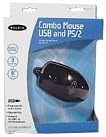 Belkin 3 Button Scroll Mouse PS2/USB Black W98/2000/ME/NT/XP (F8E812-BLK)