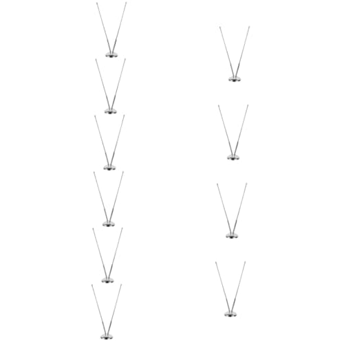 Porte de support pour table avec double tige et base stable en métal