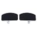 Almencla 2 Pcs Motocicleta Plataformas Delanteras Reposapiés de Pasajero para Yamaha V-STAR...
