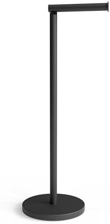 Toilettenpapierhalter Stehend Schwarz