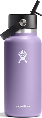 Hydro Flask 32 Oz Wide Mouth Flex Straw Cap Moonshadow