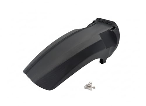 Mud Guard Fox 36 & 36 SL (MY2026+) Aftermarket Fender - Made in USA - (Larger Than OEM Mudguard) Sandbox MFG - Upgraded May 2026 - (Black Short)