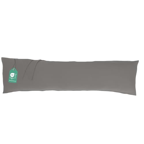 livessa Seitenschläferkissen mit Bezug 40 x 145 cm -Schwangerschaftskissen/Pregnancy Pillow/Stillkissen mit Kissenbezug aus%100 Baumwolle, Verdeckter Reißverschluss an der Langen Seite