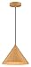 Access Lighting - HI Access 52055LEDDLP-WGN Transitional LED Pendant from Timber Collection in Bronze/Dark Finish, Wood Grain
