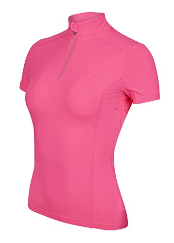 Polo LeMieux My de mujer transpirable color sandía con elasticidad activa 3