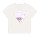 Petit Bateau Baby Mädchen A0CWB Kurzärmeliges T-Shirt, Weiß/Mehrfarbig, 6 Monate