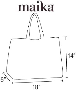 maika Recycled Canvas Carryall Tote Bag - Image 8
