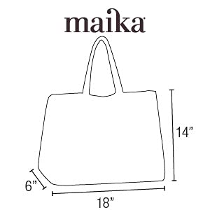 Bolso tote de lona reciclada maika miniatura 3