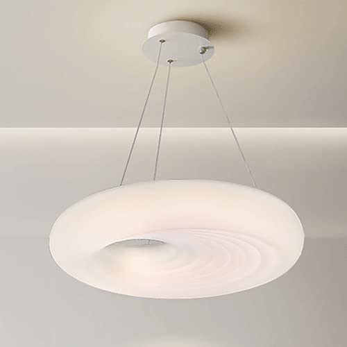 Suspension acrylique LED 60W ronde pour salon et salle à manger moderne