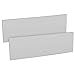 Produktbild kwmobile 2X Auto Türkantenschutz Wandschutz - 40x12x1,5cm - Autotür Schutz Garage Set selbstklebend - Garagenwand Türkantenschoner in Dunkelgrau